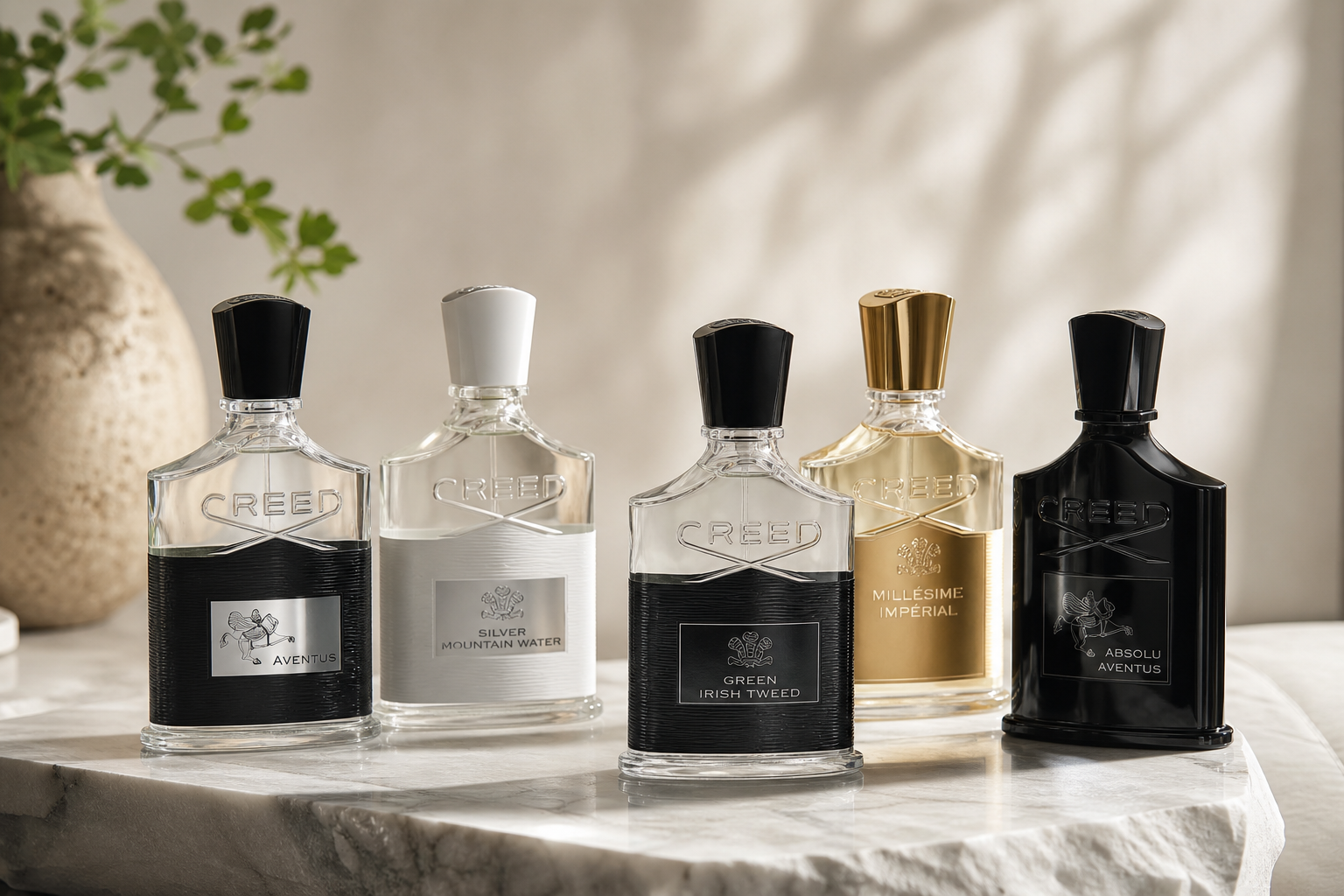 Editorial hero image for an article about Best Creed Cologne & Fragrances: Buyer's Guide (2025).