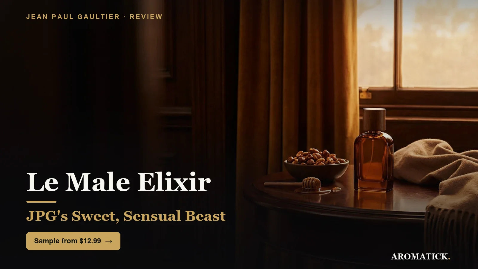 JPG Le Male Elixir review 2026 - sweet sensual beast, Aromatick