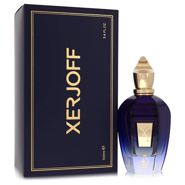 Xerjoff perfume bottle and packaging on a white background