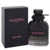 Valentino perfume bottle and packaging on a white background
