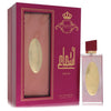 Perfume bottle and packaging with 'Ash'aa' branding on a white background