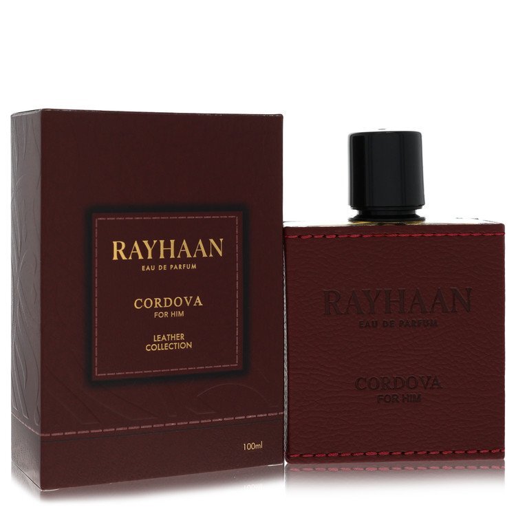 Rayhaan Cordova Eau de Parfum 3.4 oz for Men – Leather Woody Scent
