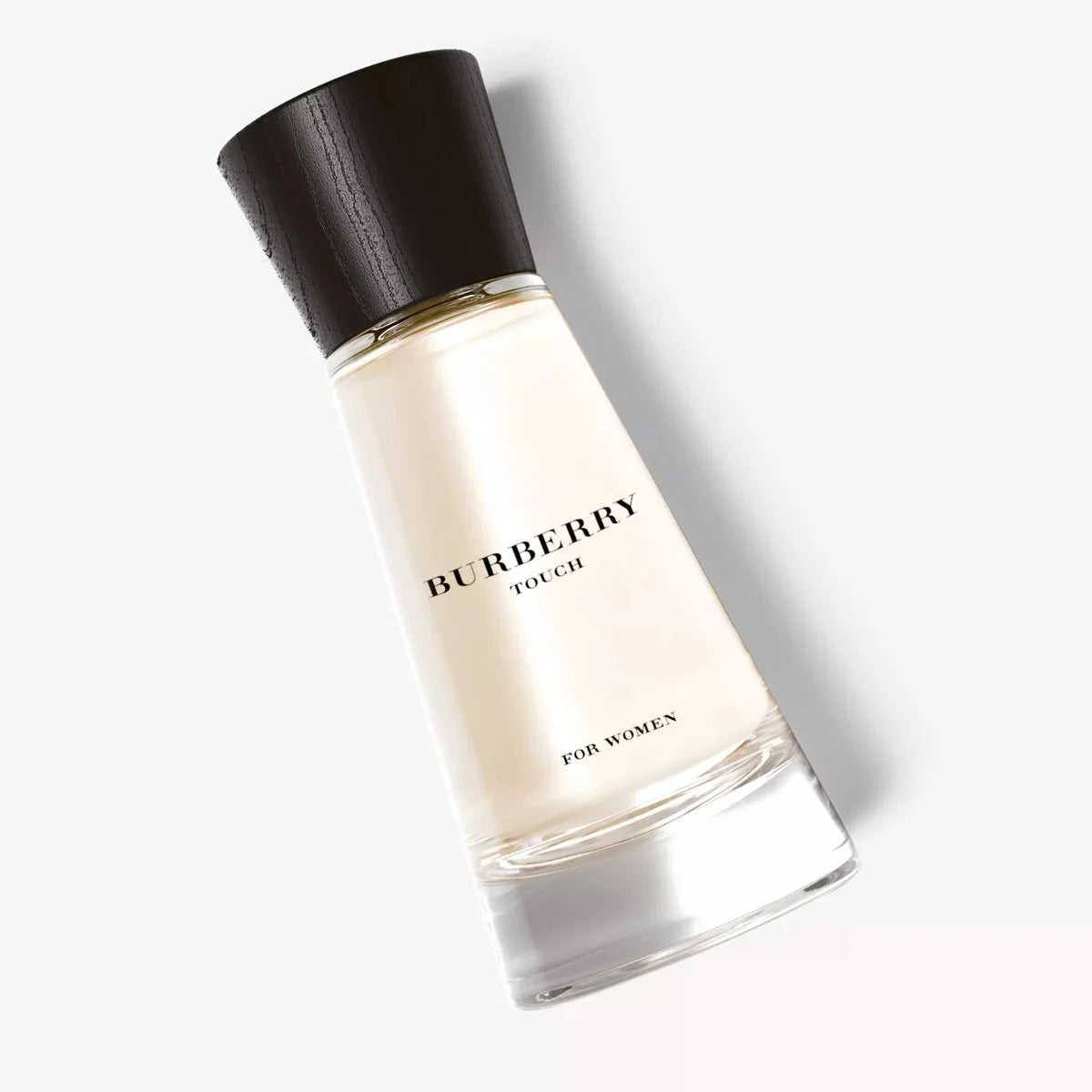 Burberry Touch perfume bottle for women on a white background