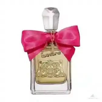 Viva La Juicy - Aromatick women's perfume bottle with gold emblem and bright pink bow, ideal for gifting in the perfumes & colognes category.