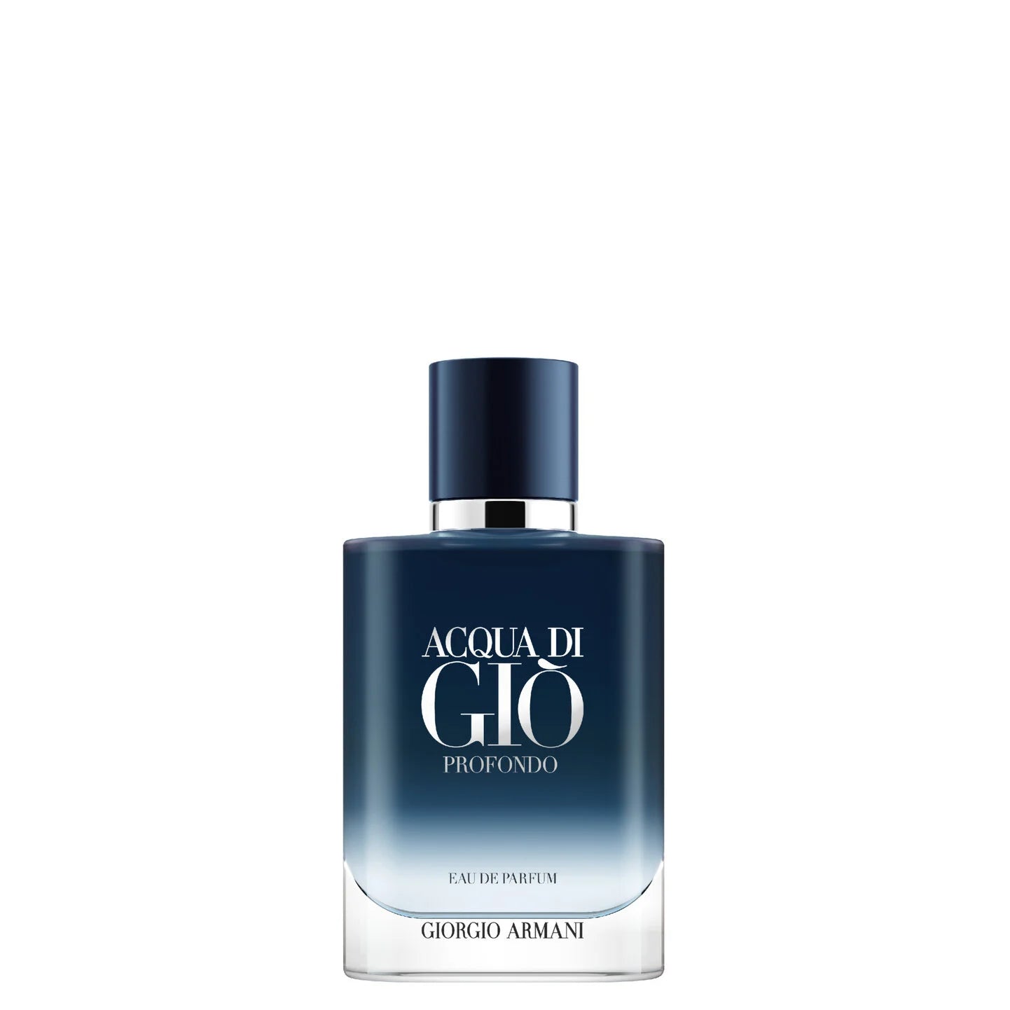 Giorgio Armani Acqua di Giò Profondo eau de parfum bottle on a white background