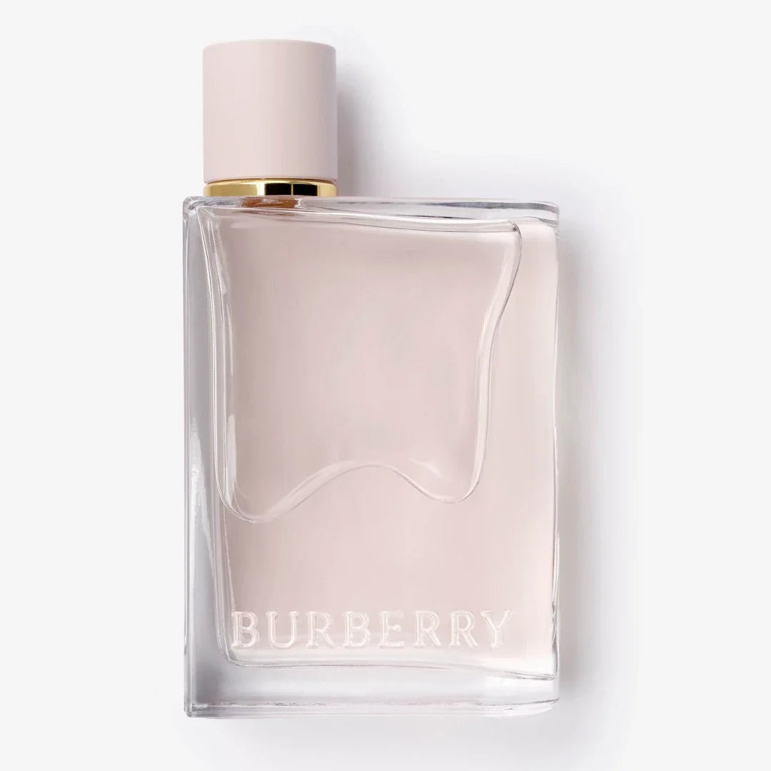 Burberry perfume bottle on a white background