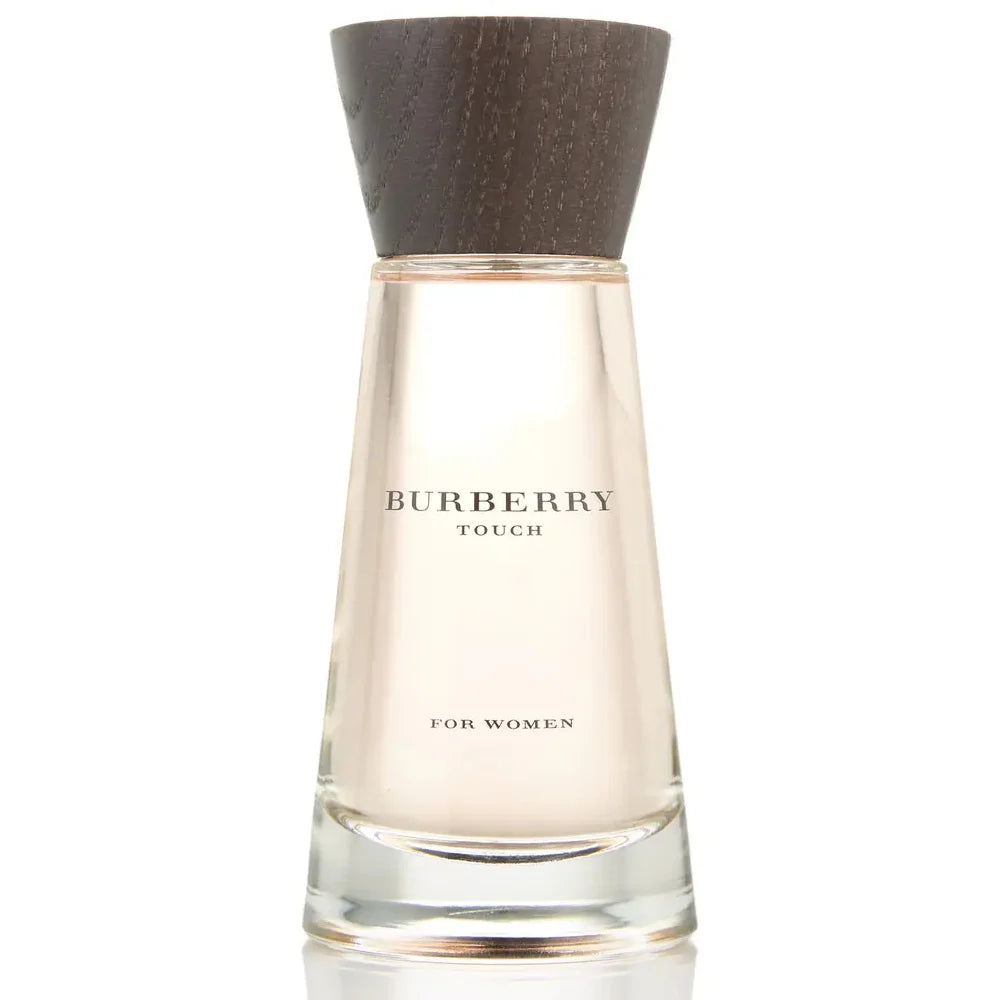 Burberry Touch perfume bottle for women on a white background