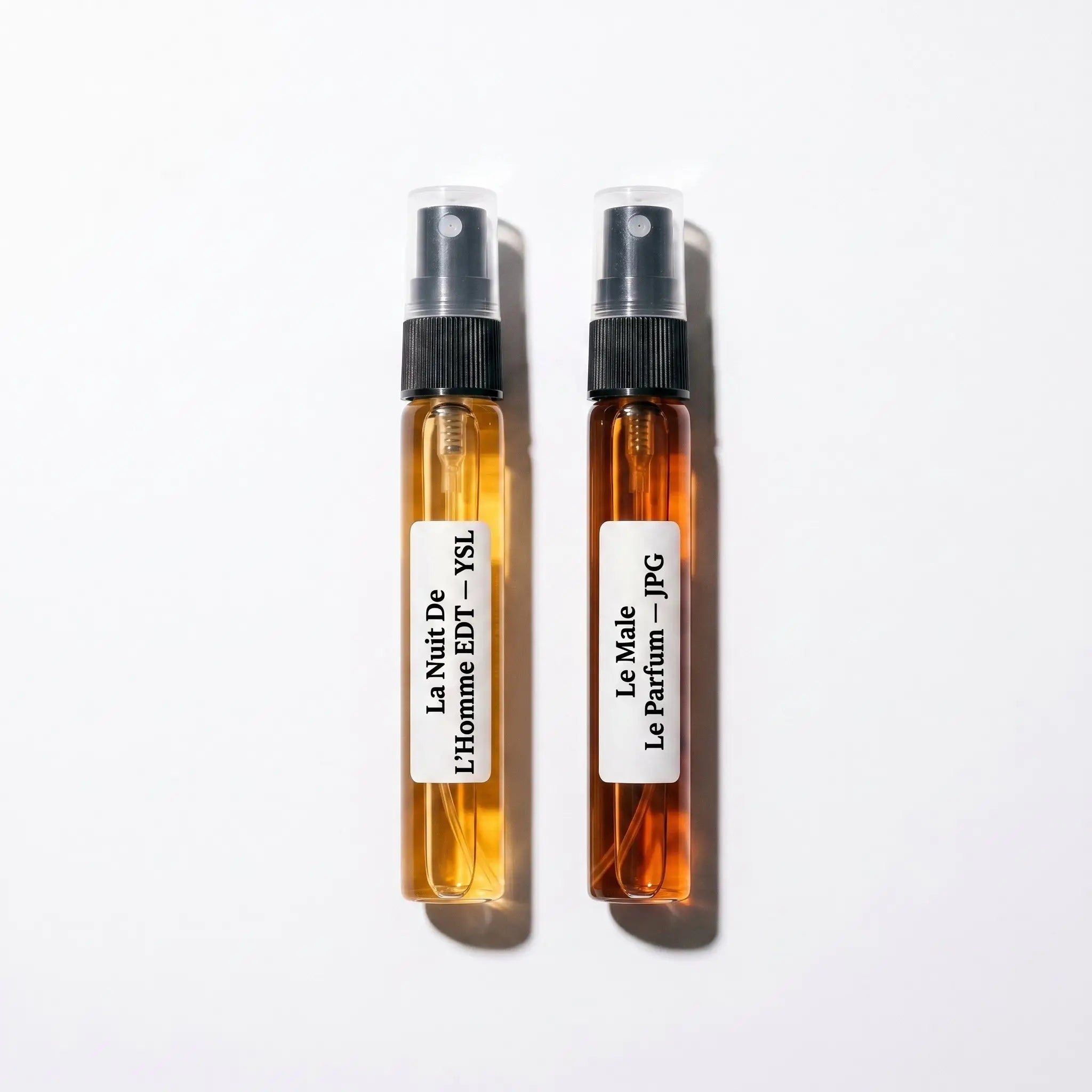 YSL La Nuit de L'Homme EDT and JPG Le Male Le Parfum 10ml decants β The Date Night Duo