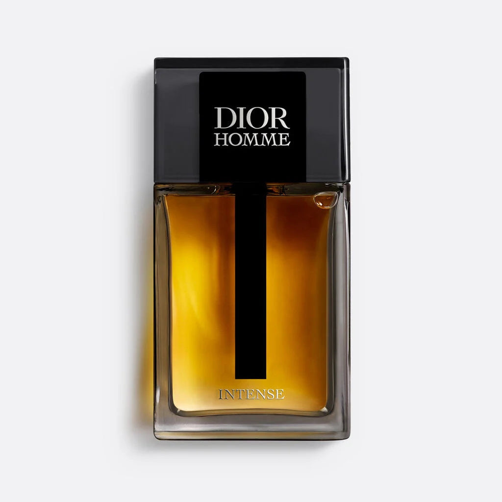 Dior Homme perfume bottle on a light gray background