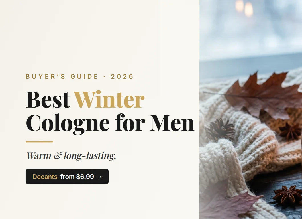 Best winter cologne for men 2026 — warm, long-lasting picks, decants from $6.99