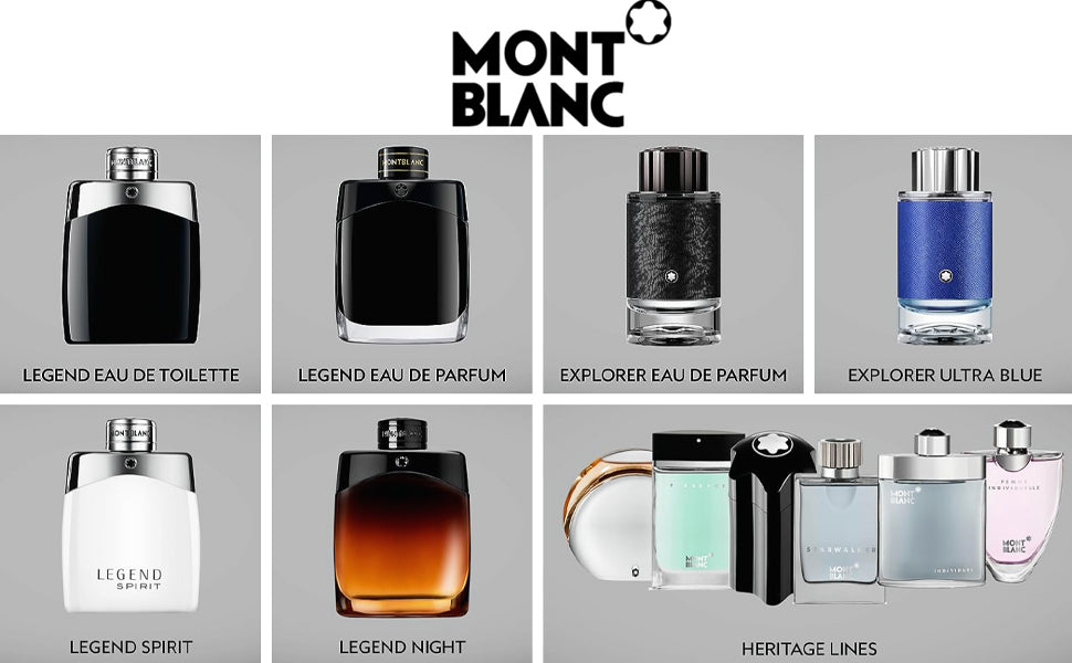 mont blanc fragrane collection