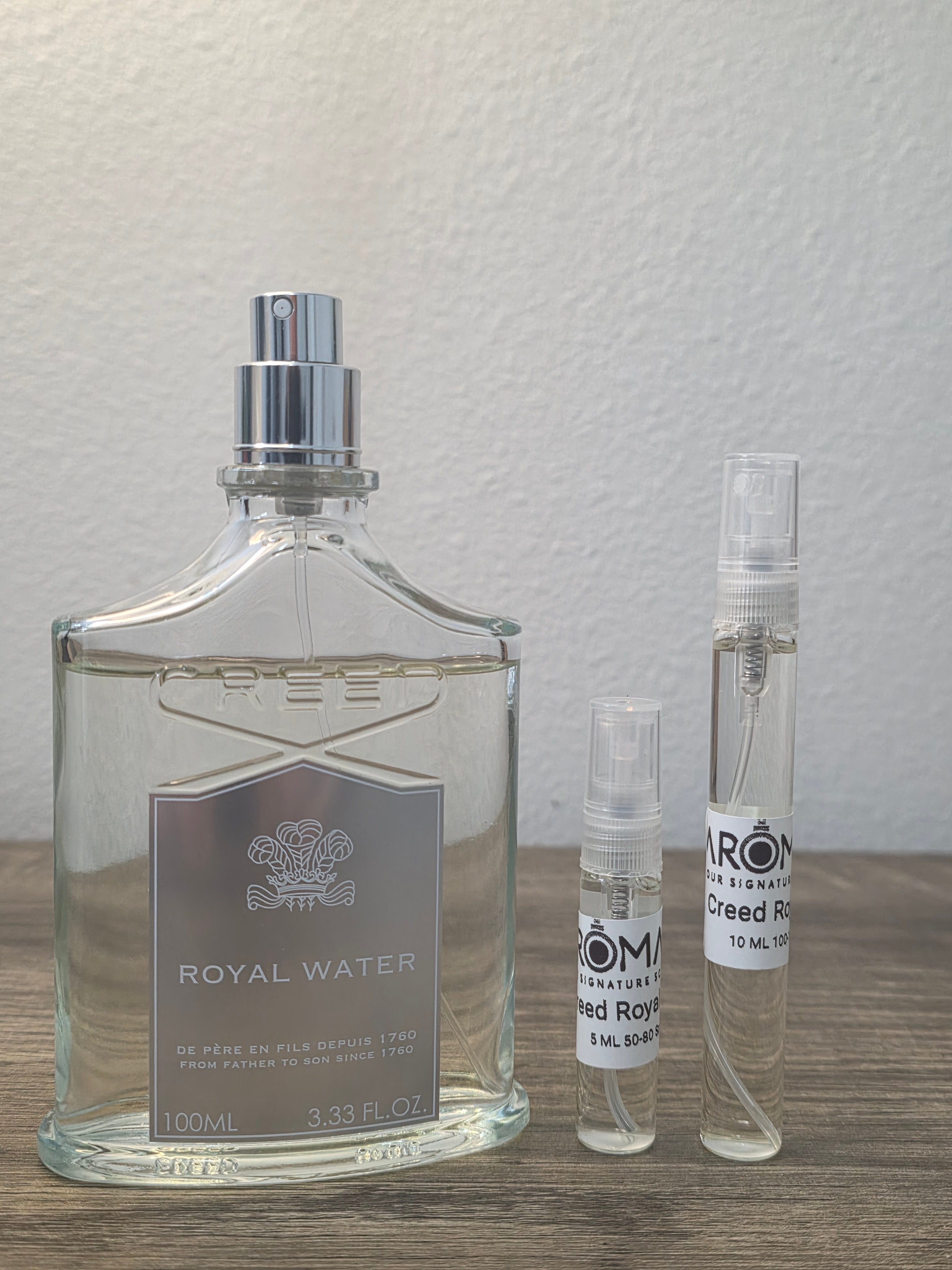 Royal Water Sample Creed