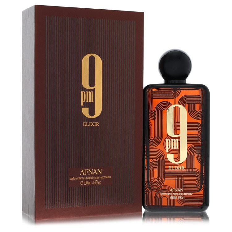 Afnan 9Pm Elixir Intense by Afnan Parfum Intense Spray (Unisex) 3.4 oz (Men) Afnan