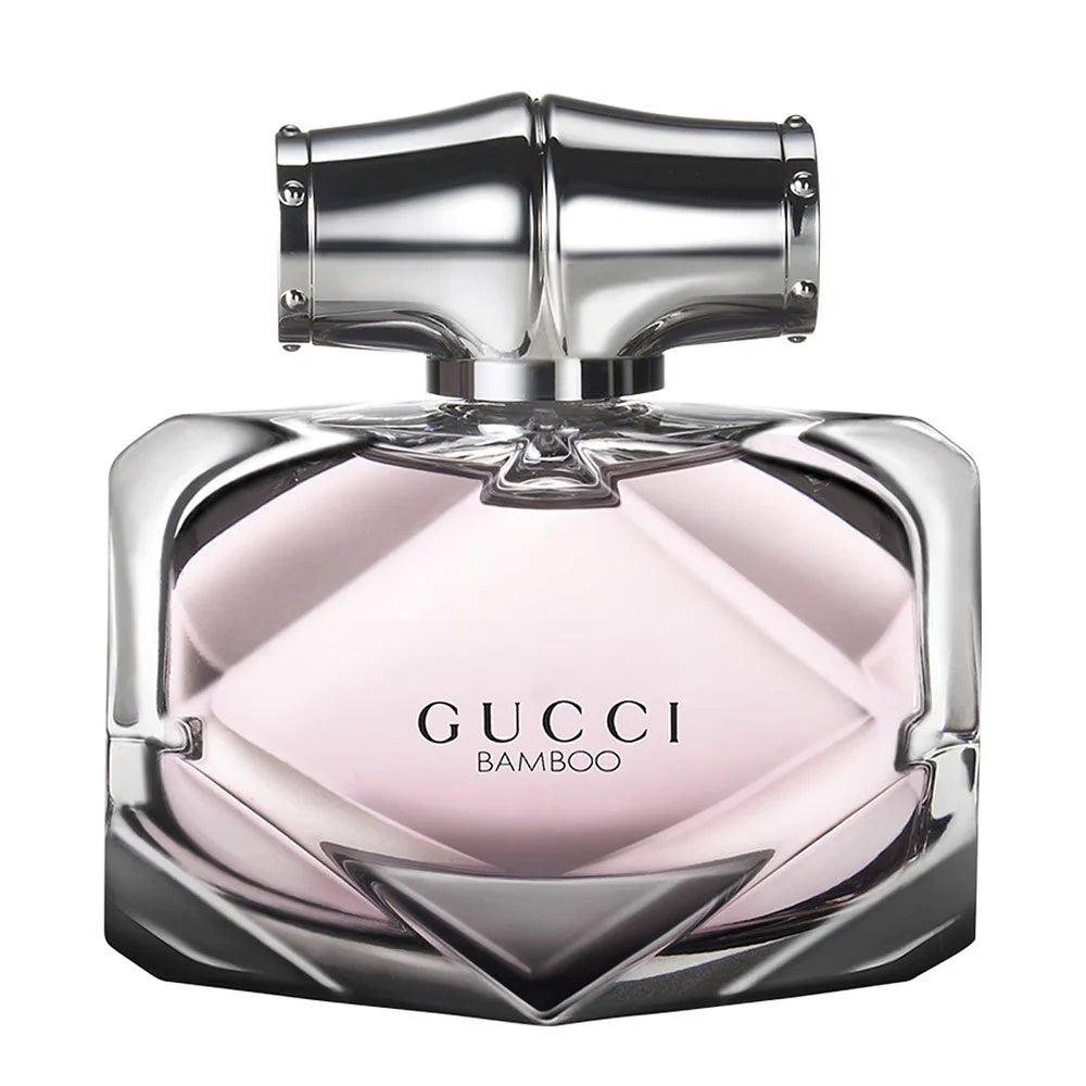 Gucci Bamboo perfume bottle on a white background