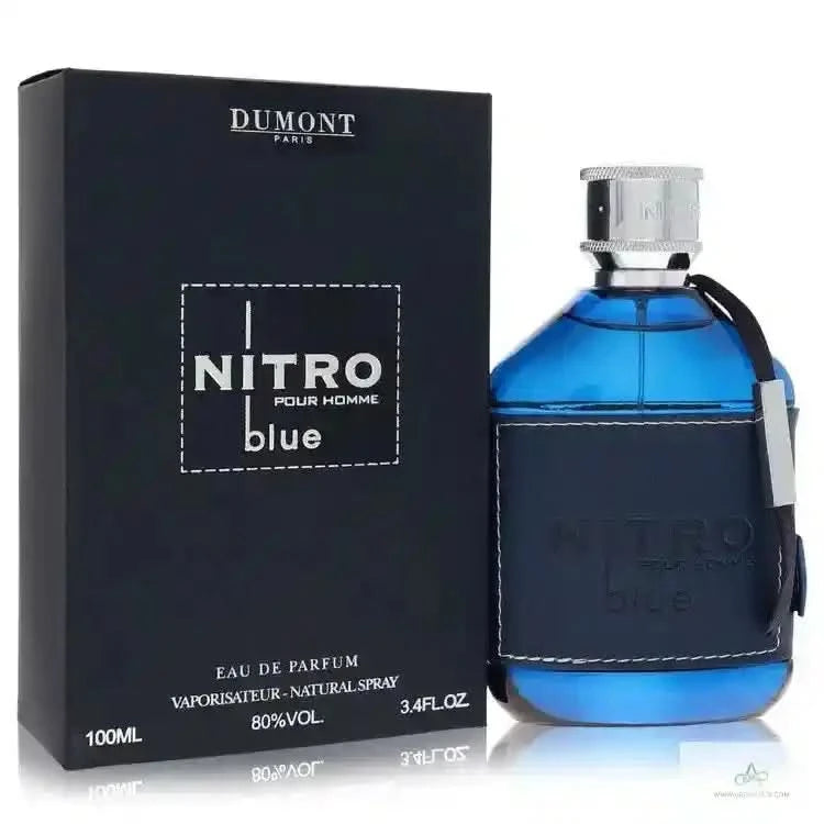 Dumont Nitro Blue by Dumont Paris Eau De Parfum Spray 3.4 oz (Men) - Aromatick