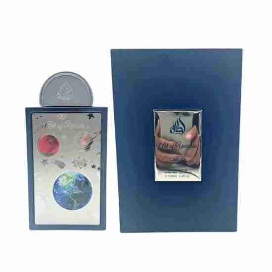 Two packages with different designs on a white background