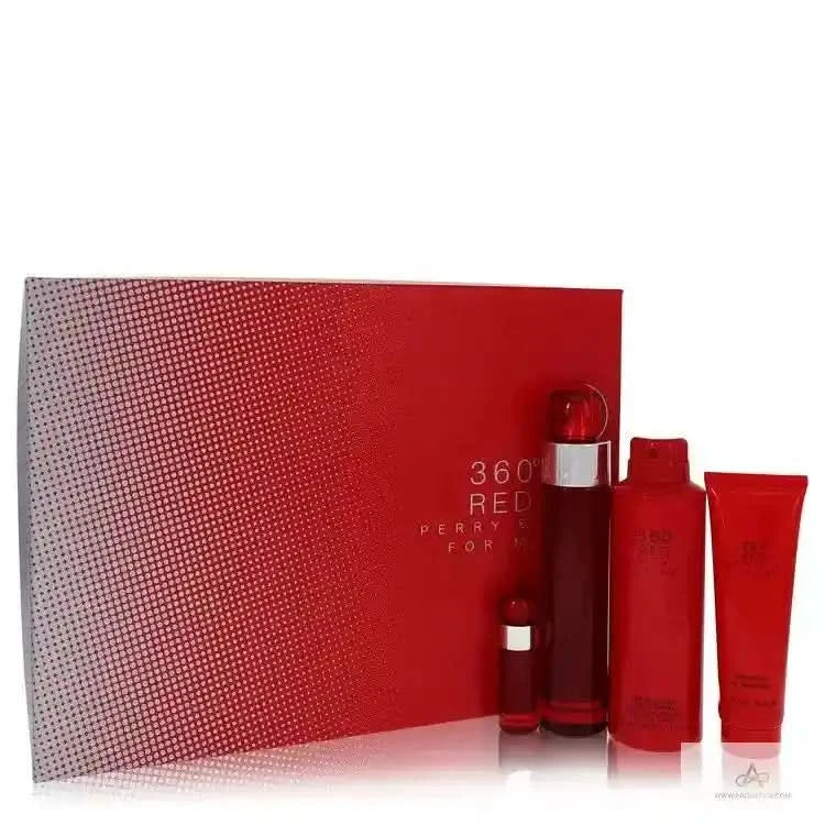 Perry Ellis 360 Red Men's Cologne Gift Set 3.4oz - Aromatick