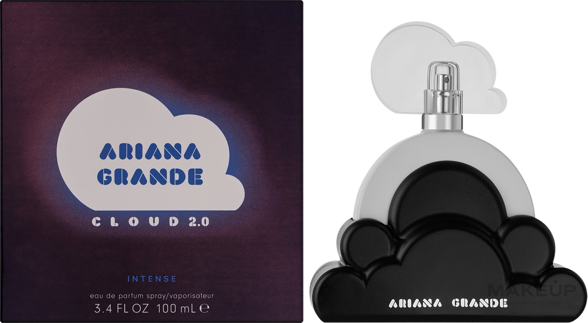 Ariana Grande Cloud 2.0 perfume bottle and packaging on a white background