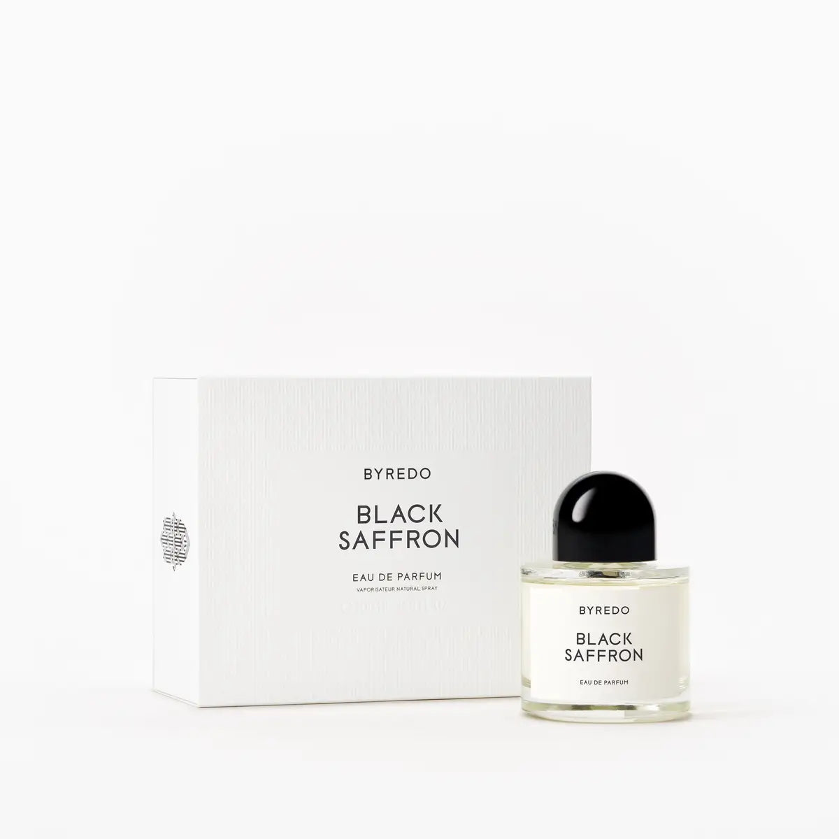 Byredo Black Saffron Eau de Parfum bottle with original retail box packaging 3.4 oz