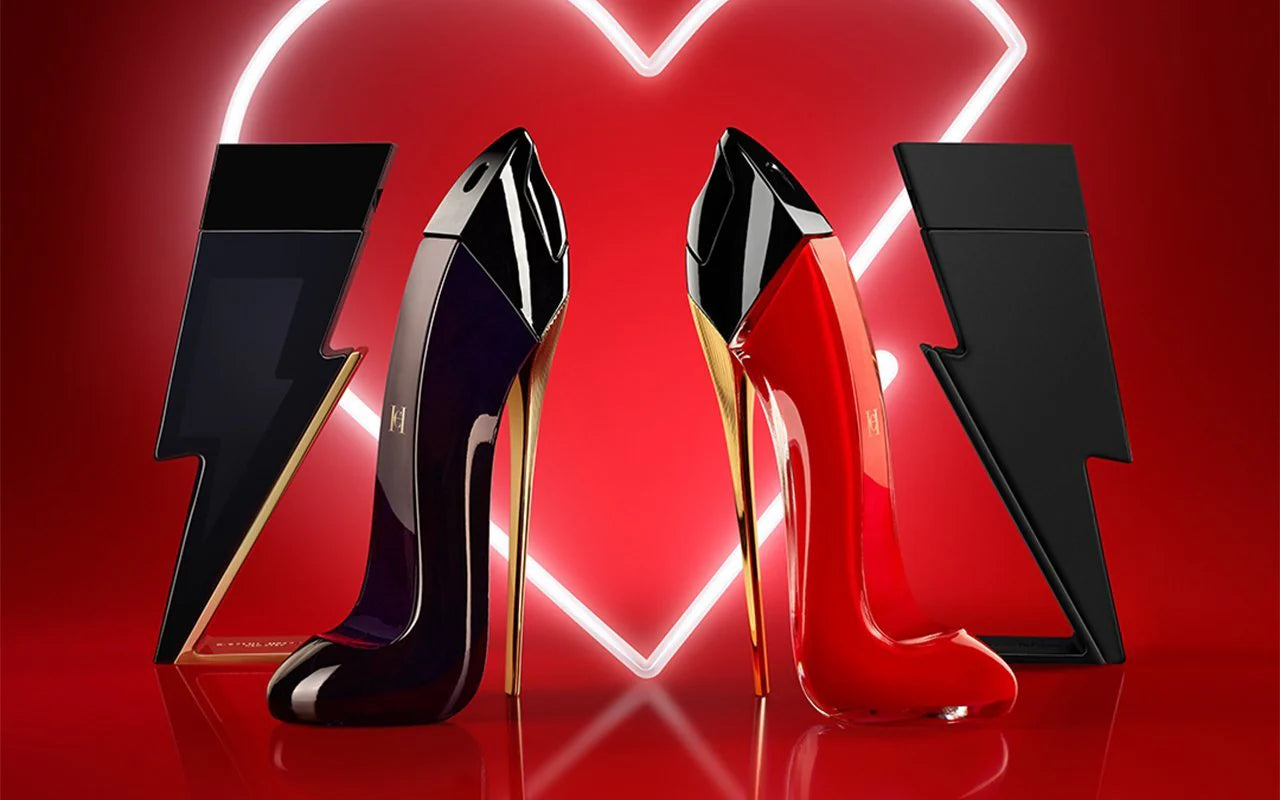 Carolina Herrera Designer Fragrance Collection Featuring Bad Boy, Good Girl, Very Good Girl, and Bad Boy Elixir