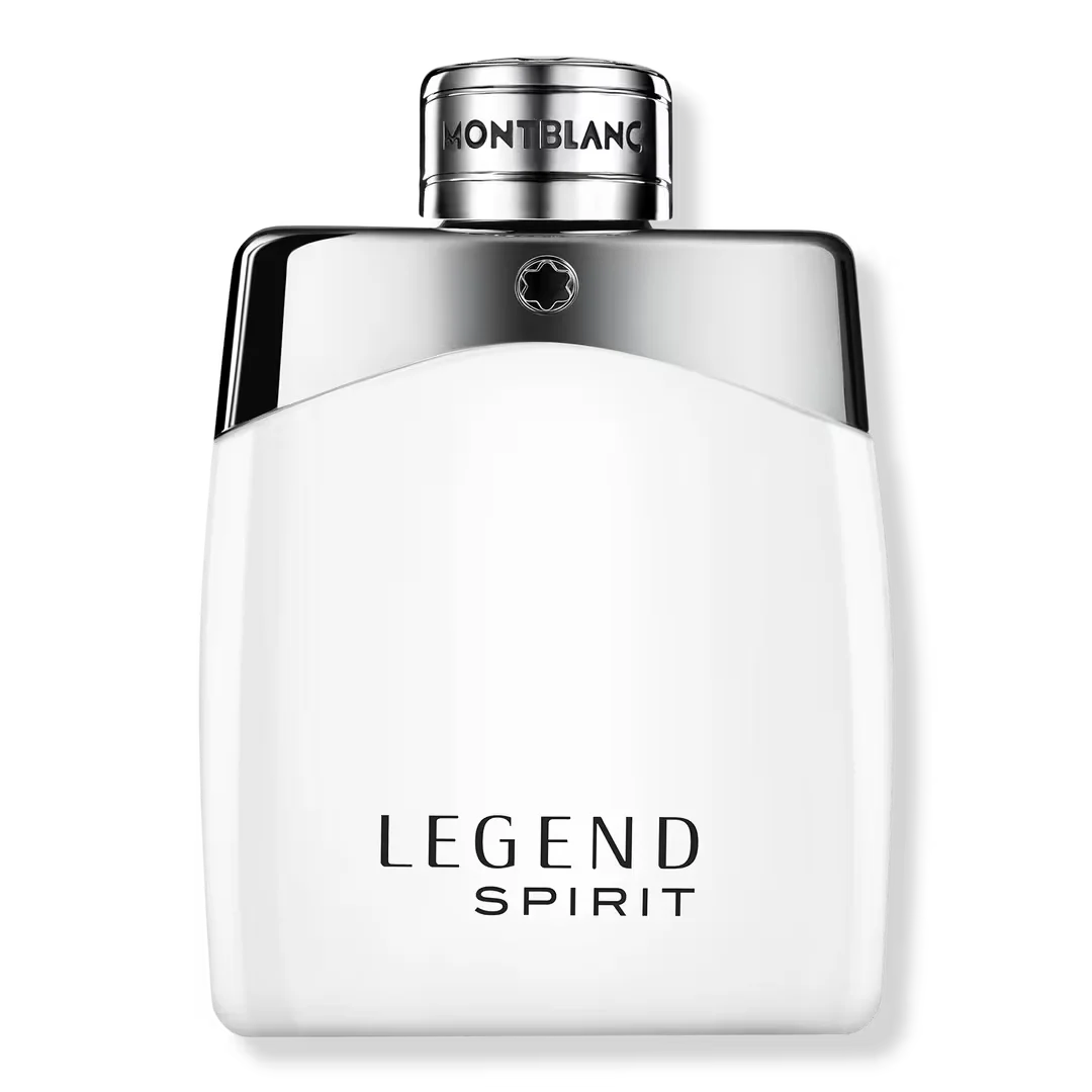 Montblanc Legend Spirit perfume bottle on a white background